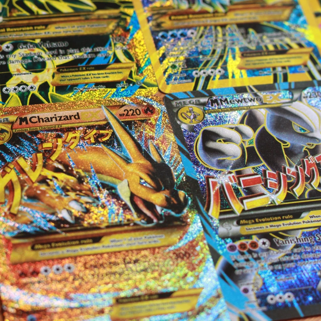 100 ชิ้นการ์ดโปเกมอน Glory Pack เงา Vmax/GX/Mega Trading การ์ดเกม Charizard Pikachu การ์ดของเล่น thumbnail 6