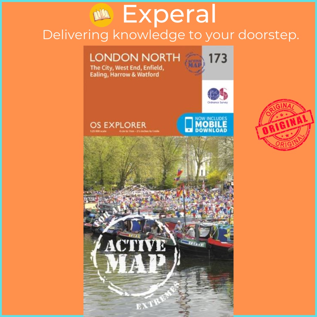 London North, The City, West End, Enfield, Ealing, Harrow & Watford by Ordnance Survey (ฉบับสหราชอาณ