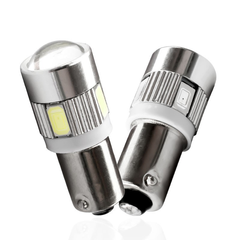 2PCS BA9S 6SMD 5630 ไฟ LED Canbus 6000 อุณหภูมิสี T10 LED สําหรับไฟอ่านหนังสือภายในรถ, ไฟจอดรถรถยนต์