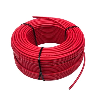 สายไฟโซล่าเซลล์ ยี่ห้อ LINKและ SolarLink (สีแดง,ดำ) แบ่งขาย 50 เมตร CABLE PV-4SQM (solar cell) สายโซล่าเซลล์ สายไฟ สายไ