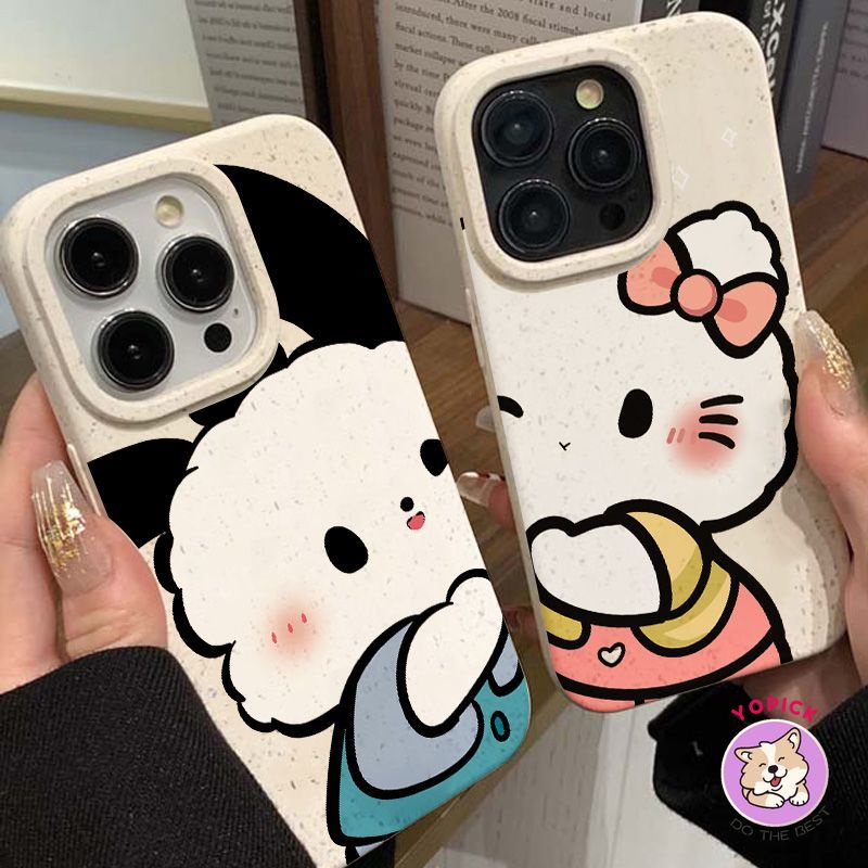 สุนัขน่ารัก Cat Apple 15/14 เคสโทรศัพท์ iPhone13/12/11pro กันกระแทก xs/xr Soft Case ด้านนอก 8/7/6s J