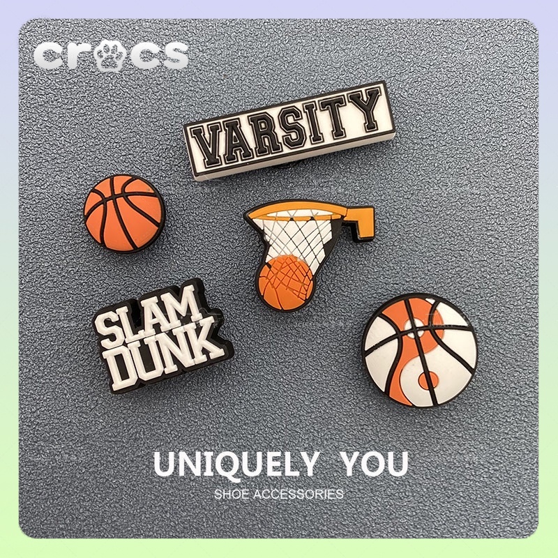 jibbitz crocs เกาหลี หัวเข็มขัด รูปการ์ตูนดอกไม้น่ารัก ตัวติดรองเท้า crocs อุปกรณ์เสริม สําหรับตกแต่งรองเท้าบาสเก็ตบอล