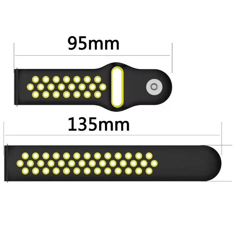 สายนาฬิกาXiaomi watch s1 s1active s1 s2 s3 watch2สองสีcolor2 color1สายชิลิโคนnike 20mm22mm