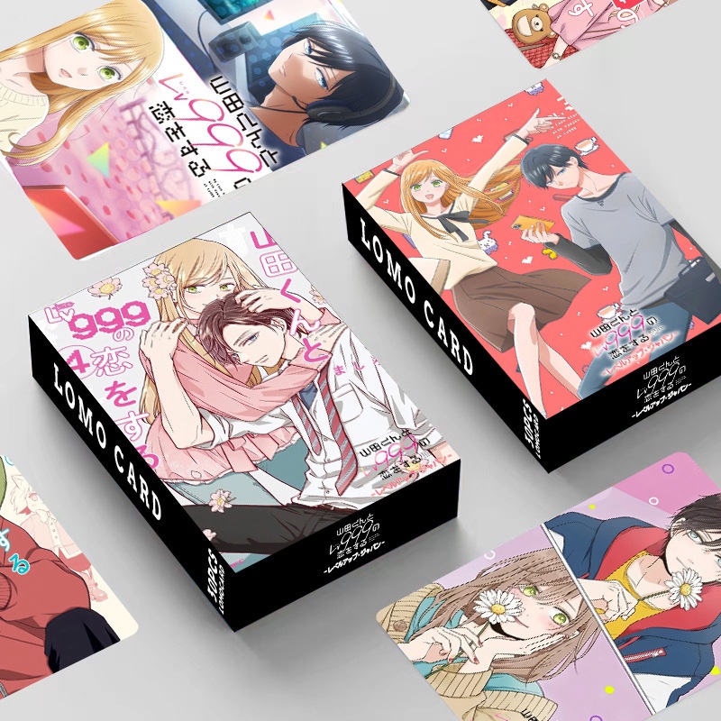 Anime My Love Story with Yamada-kun At Lv999 Lomo Card Photocard 30 ชิ้น ต่อกล่อง