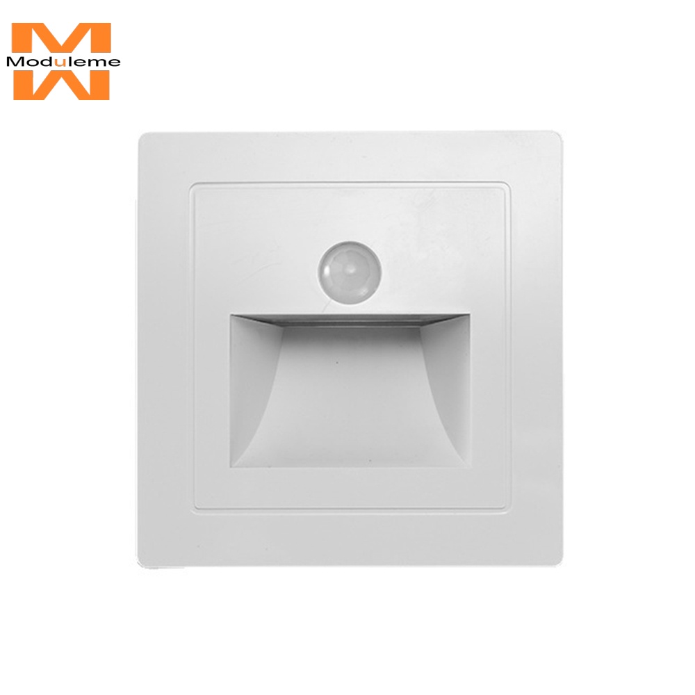 โคมไฟข้างเตียง AC110V-240V เซนเซอร์ตรวจจับการเคลื่อนไหว ปิดอัตโนมัติ