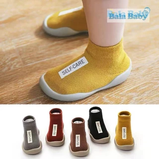 รองเท้าเด็กหัดเดินข้อสั้น นุ่ม พื้นยาง กันลื่น Size 11-14 cm WZ14