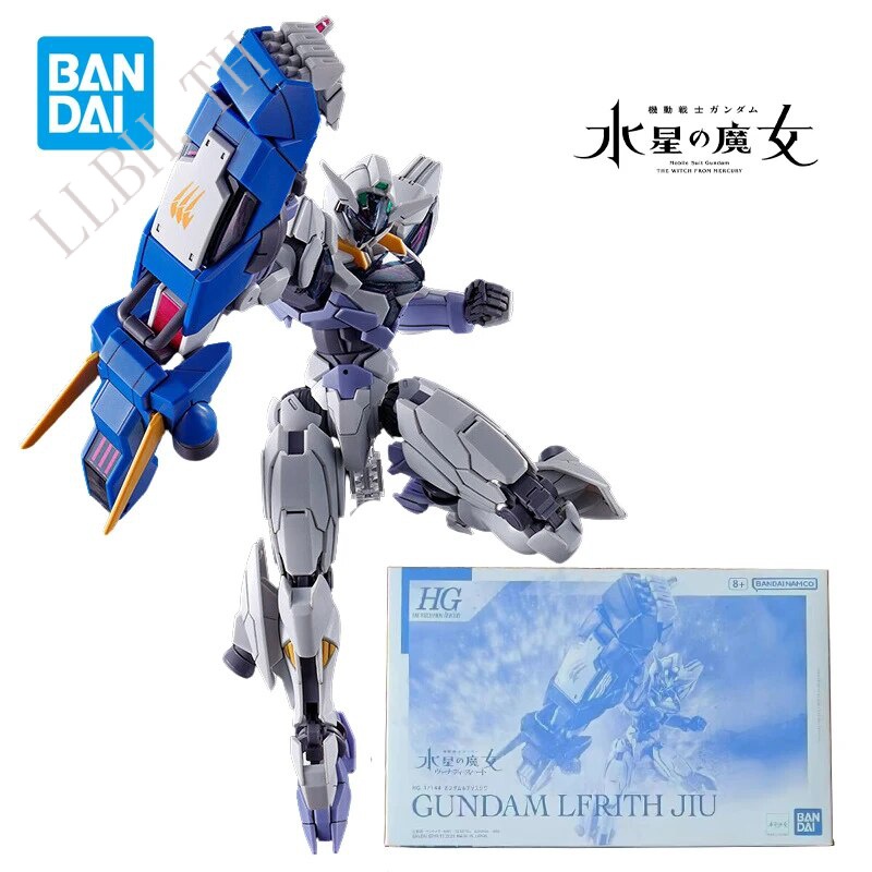 Bandai Gundam Model Kit TWFM Gundam Lfrith Jiu Action Figure HG 1/144 The Witch of Mercury Anime Fig