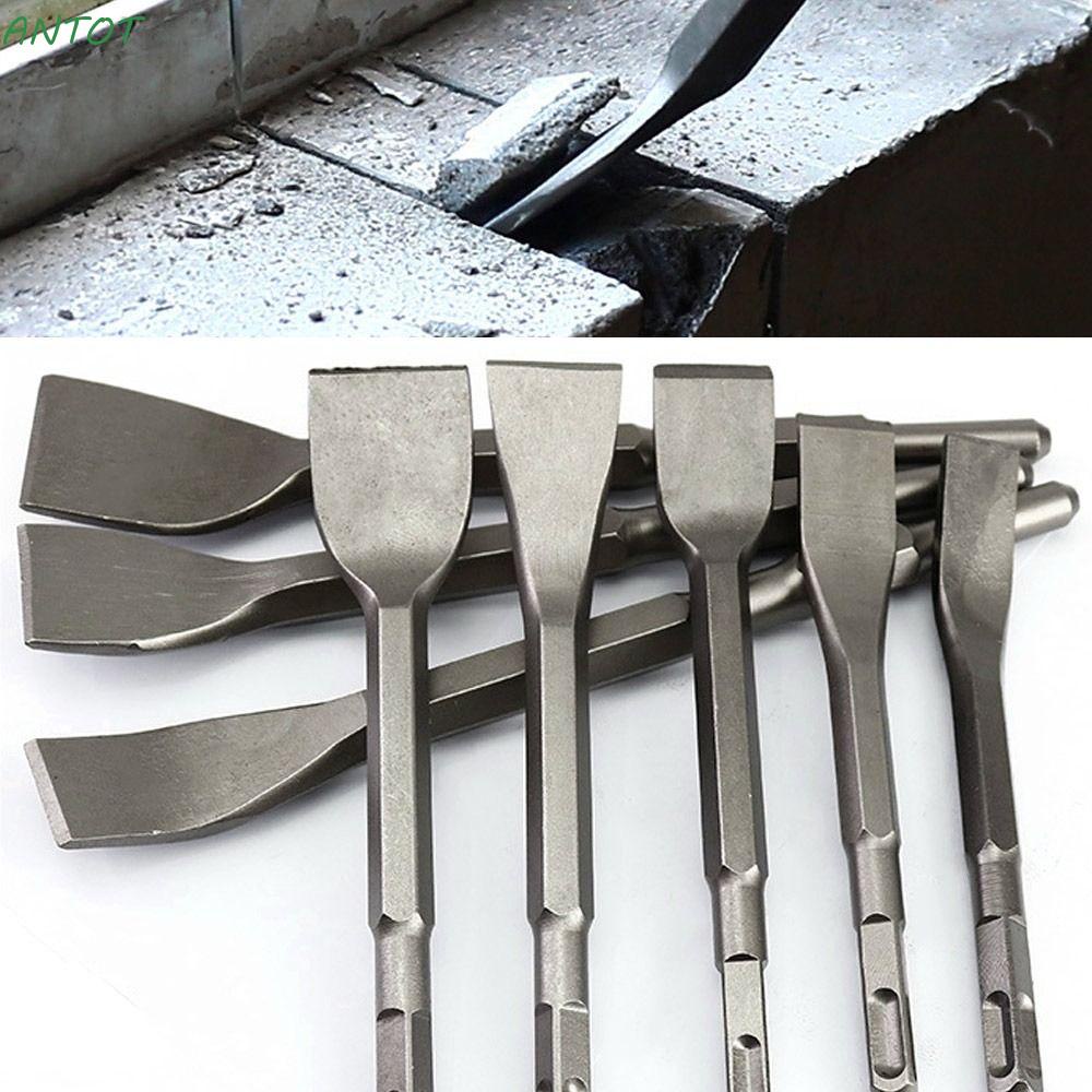 Antot ดอกสว่านกระแทกไฟฟ้า ก้านสี่เหลี่ยม หัวโค้งแบน ทนต่อการเสียดสี สําหรับเจาะปูนซีเมนต์