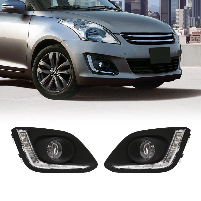 ไฟตัดหมอกเดย์ไลท์ LED DRL สําหรับ Suzuki Swift 2014 2015 2016