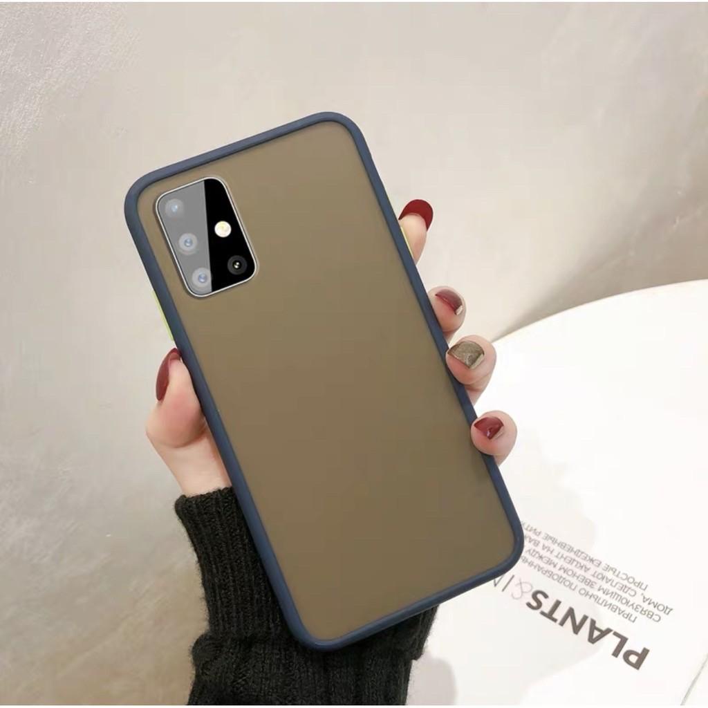 เคส Samsung A73 / A72 / A71 / A70 เคสซัมซุง ขอบสีผิวด้าน เคสกันกระแทก เคสนิ่ม TPU Case