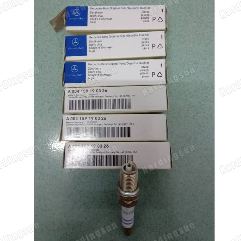 0041591903 หัวเทียน 6 ชิ้น สําหรับเครื่องยนต์ Mercedes Benz W210 W211 W220 (M112 V6 M113 V8) (FR8DPP