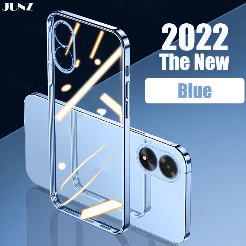 Sierra Blueโปร่งใสเคสโทรศัพท์สําหรับOPPO A38 A18 A78 Reno 10 A98 8T A78 A58 A17 8 ค้นหาX5 8Z 7Z A96 