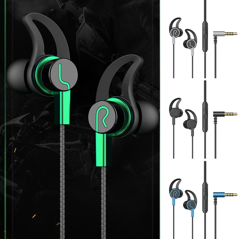 ชุดหูฟังเล่นเกม แบบใช้สาย 3.5 มม. ทนทาน ไม่มีเสียงรั่วซึม