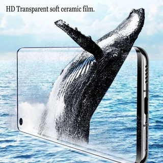 เซรามิคฟิล์มนุ่มสําหรับ Samsung S23 Ultra S22 S21 S20 Ultra S24 S25 สําหรับ Samsung S8 S9 S10 Plus Galaxy หมายเหตุ 20 10 9 8 พร้อมเครื่องมือเต็มรูปแบบป้องกันหน้าจอฟิล์มไม่แก้ว