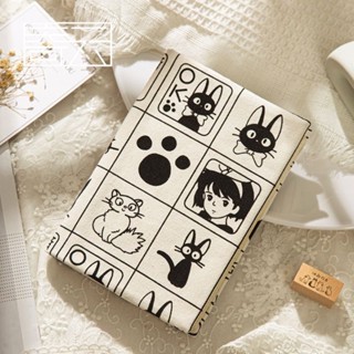 แมวน่ารักผ้า Handmade Book Cover Hobo A5 A6 ปรับหนังสือการ์ต…