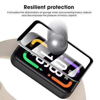 ฟิล์มเซรามิกโค้ง 3D สําหรับ For Xiaomi Band 9 Active / 8 Active Screen ป้องกันบน for Redmi Smart Band 3 2 / Amazfit Band 7 / Pro Full Curved Soft Screen Protector