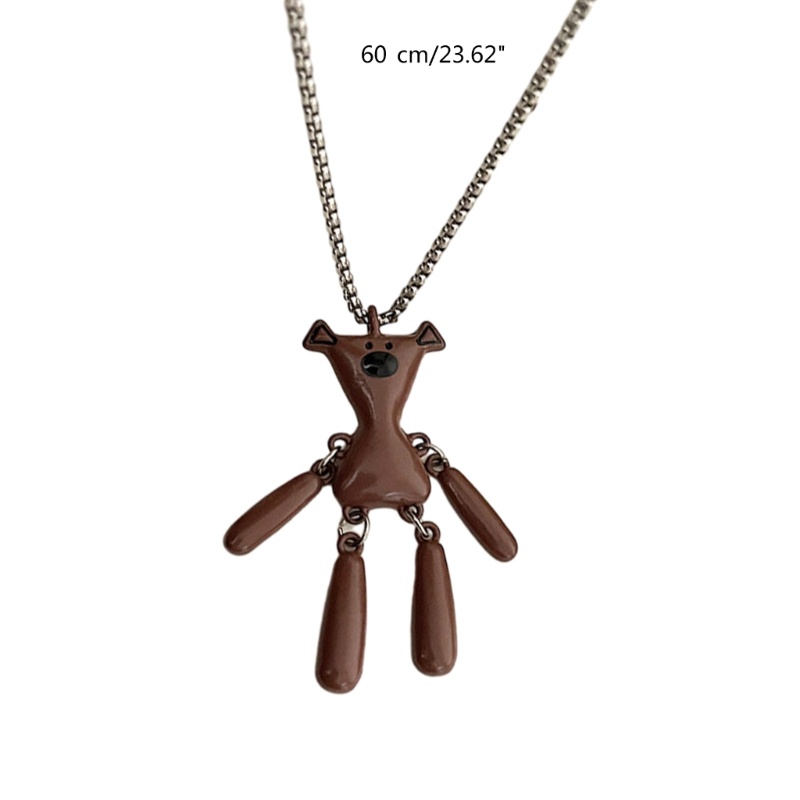 Arin Vintage Curry Bear จี้ Choker Gothic รูปที่ 2