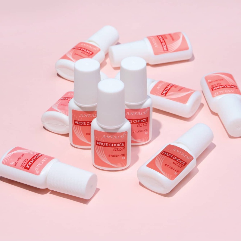 ( MXBON ฉลากชมพู แบบภู่กัน ) กาวติดเล็บ กาวต่อเล็บ กาวต่อเล็บปลอม 7g. การจัดส่งที่รวดเร็ว แบบไต้หวัน แข็งแรง ติดทนนาน