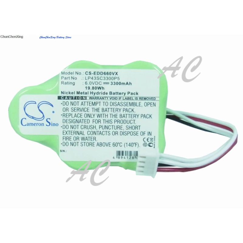 AC Cameron Sino 3300mAh Battery for COD 35601130, RB001, LP43SC3300P5 For Ecovacs Deebot D650, D660,