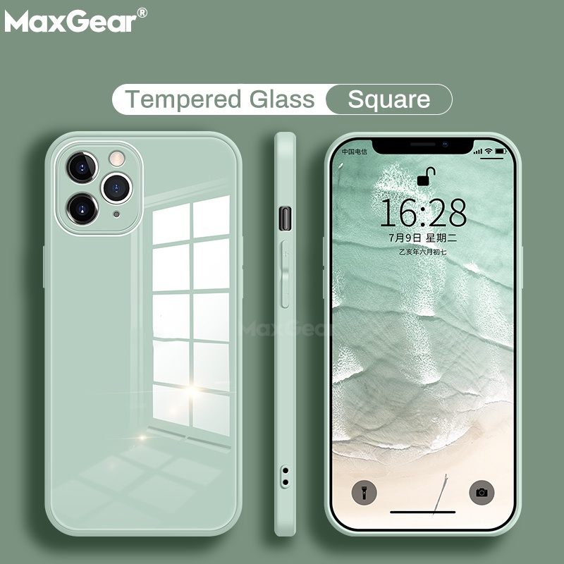 ของแท้ เคสโทรศัพท์มือถือ กระจกนิรภัย ซิลิโคน สําหรับ IPhone 15 14 13 Pro Plus Max 15Pro 15plus 15promax