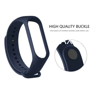 สายนาฬิกาข้อมือ ซิลิโคน โพลีโครเมี่ยม อุปกรณ์เสริม สําหรับ Xiaomi Mi Band 7 6 5 4 3 MiBand 3/4 Band5 Band6