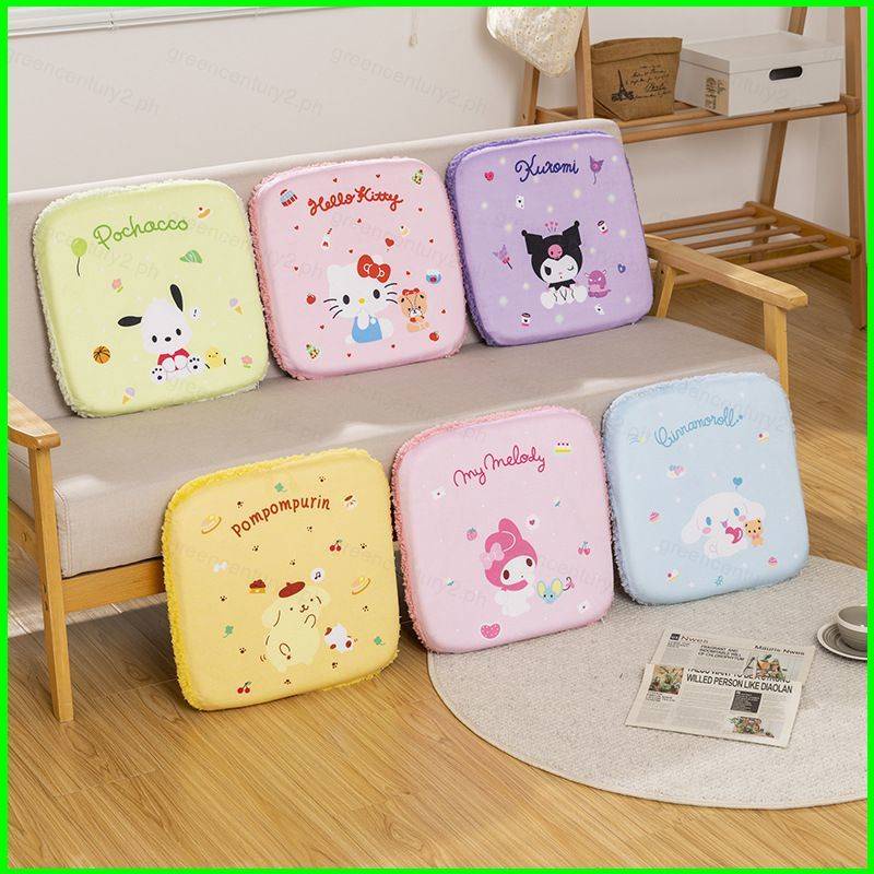 Yg Sanrio Kuromi เบาะรองนั่ง ลายการ์ตูน Hello Kitty Cinnamon น่ารัก กันลื่น ให้ความอบอุ่น