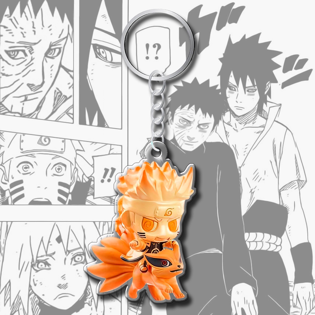 Naruto Chibi 3D อะนิเมะมังงะพวงกุญแจ 01MKNRTCB16 ของขวัญสําหรับคู่รักเพื่อนครอบครัว
