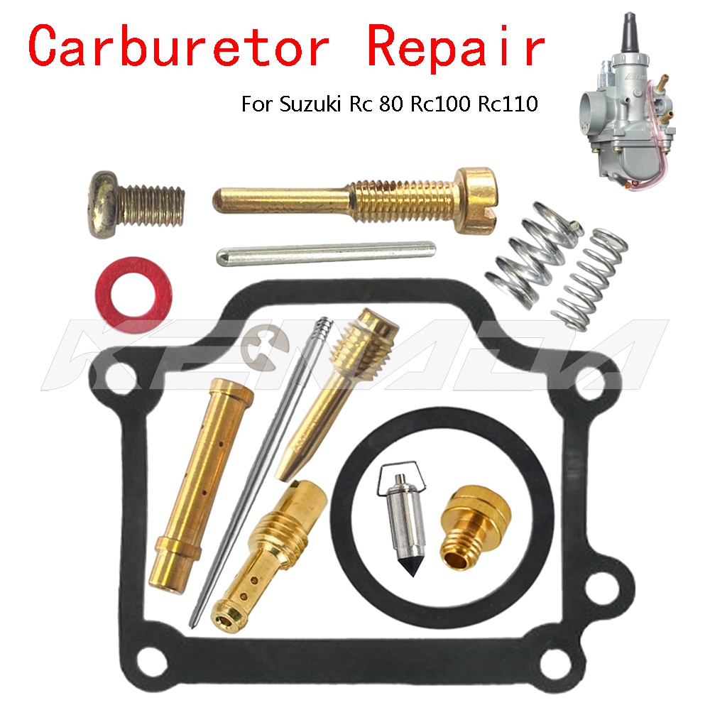 ชุดซ่อมคาบู RC80 RC100 RC110 CRYSTAL คริสตัล ชุดซ่อมคาร์บู ทองเหลือง