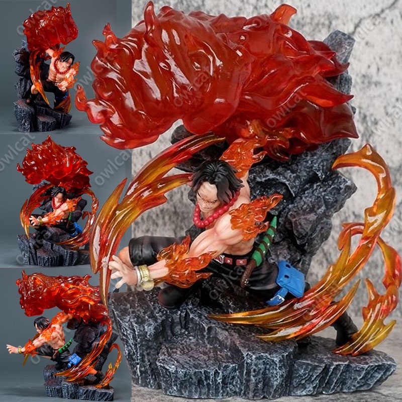 โมเดลวันพีช One Piece Fire Fist Ace (Summit War Saga Ver.) 17cm Big Size GK Figure Portgas D. Ace Da