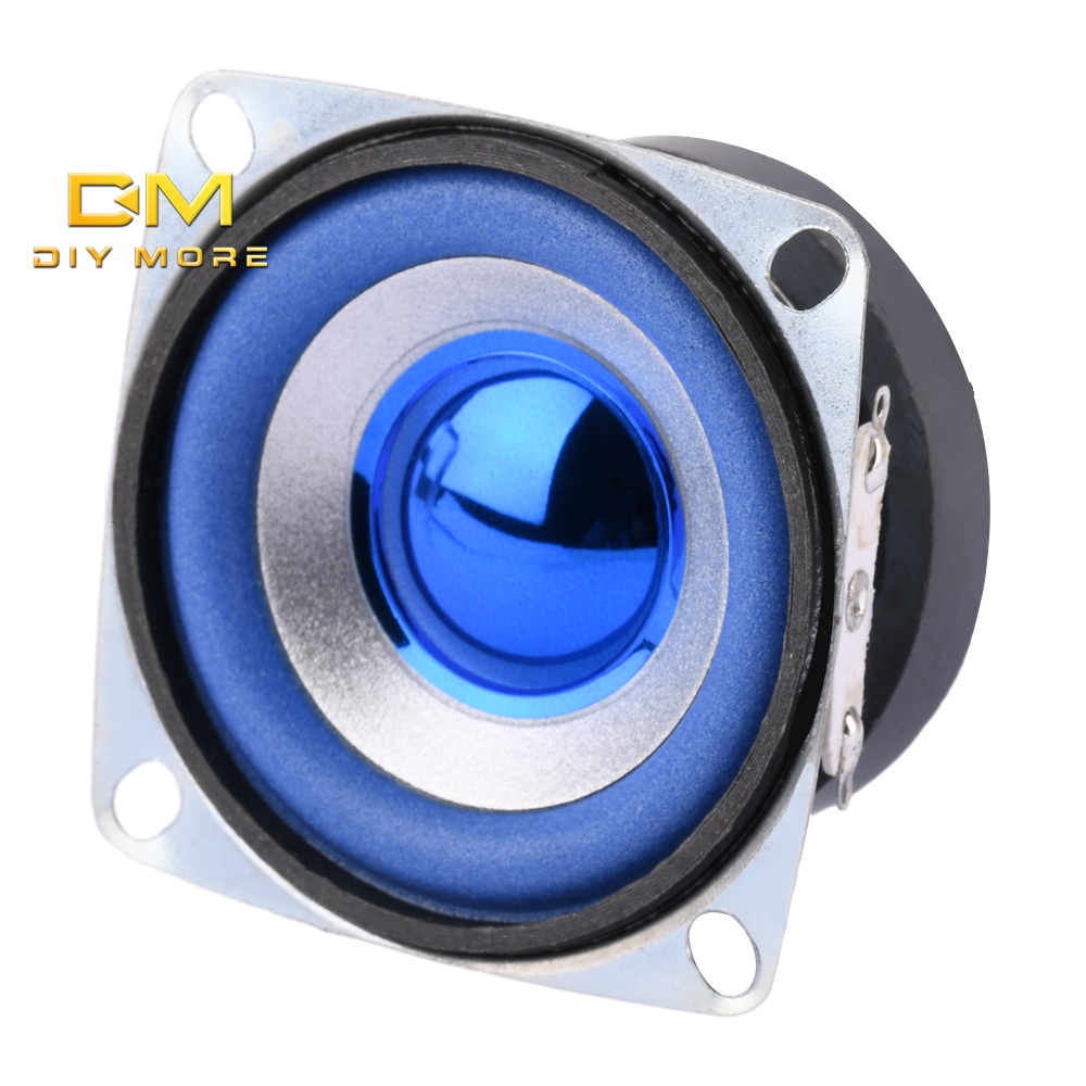 Diymore 2 นิ้ว 5W 4 โอห์ม ลําโพงความถี่เต็ม สีฟ้า 52 มม. สี่เหลี่ยม 5W 3R ลําโพงขนาดเล็ก