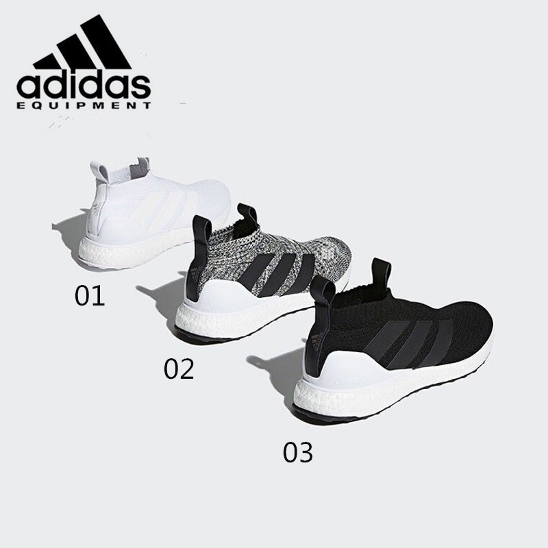 Adidas ACE 16 + Ultra Boost ผู้ชายผู้หญิงผ้าใบกีฬา Unisex รองเท้า sports