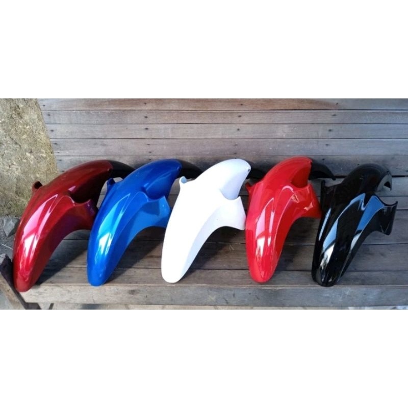 บังโคลนบังโคลนหน้า Kawasaki Leo วัสดุพลาสติก ABS หนา ยาง PNP 90/80 ทุกสี