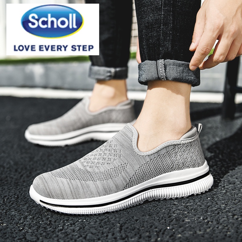 Scholl รองเท้ากีฬา รองเท้าผ้าใบ สลิปออน ส้นแบน สไตล์เกาหลี สําหรับผู้ชาย ไซซ์ 45 46 47 48 ราคา ถูกที่สุด ดีลบีเคเค แกลเลอรีภาพที่ 9