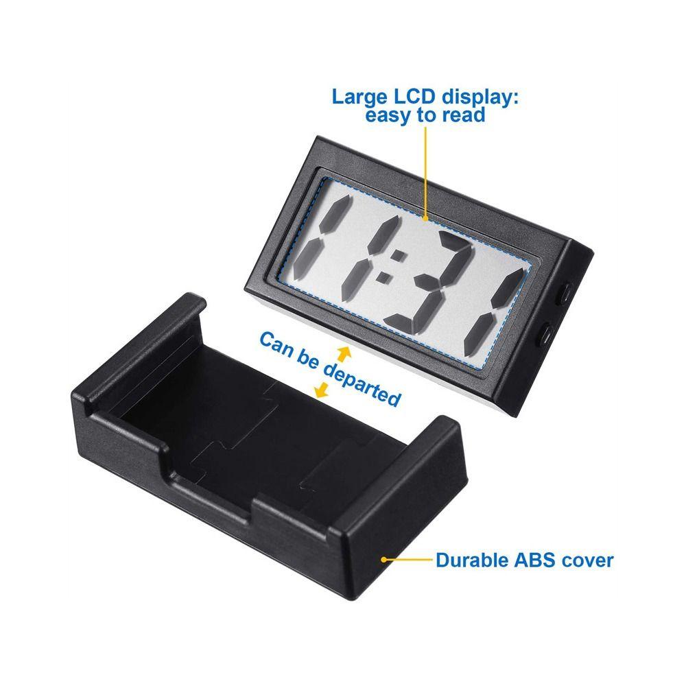 Winte Mini Clock, Creative Simple Quiet Desktop Clock, เด ็ กนาฬิกาดิจิตอลที ่ ทนทานนาฬิกาอิเล ็ กทรอนิกส ์ นาฬิการถยนต ์ ราคา ถูกที่สุด ดีลบีเคเค แกลเลอรีภาพที่ 5