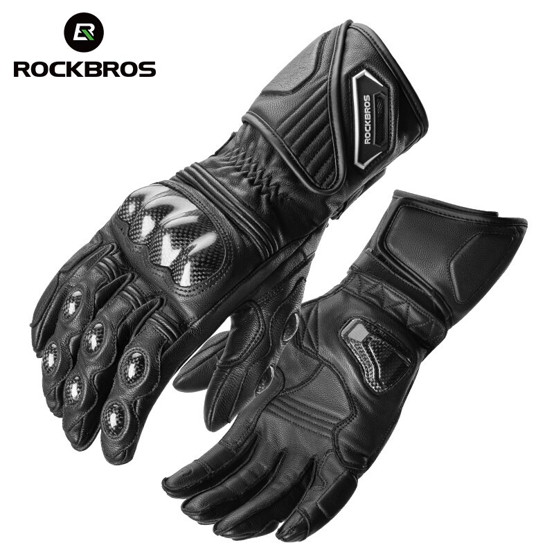 [Fulfilled by Shopee]ROCKBROS ถุงมือ แบบเต็มนิ้ว กันลื่น ทนทาน สําหรับขี่รถจักรยานยนต์