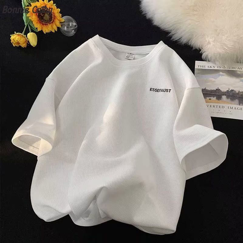 เสื้อยืด คอกลม แขนสั้น สีพื้น แฟชั่นฤดูร้อน สําหรับเด็ก