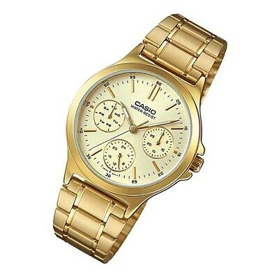 Casio LTP-V300G-9A Standard Analog Gold Stainless Steel Ladies / Womens Watch