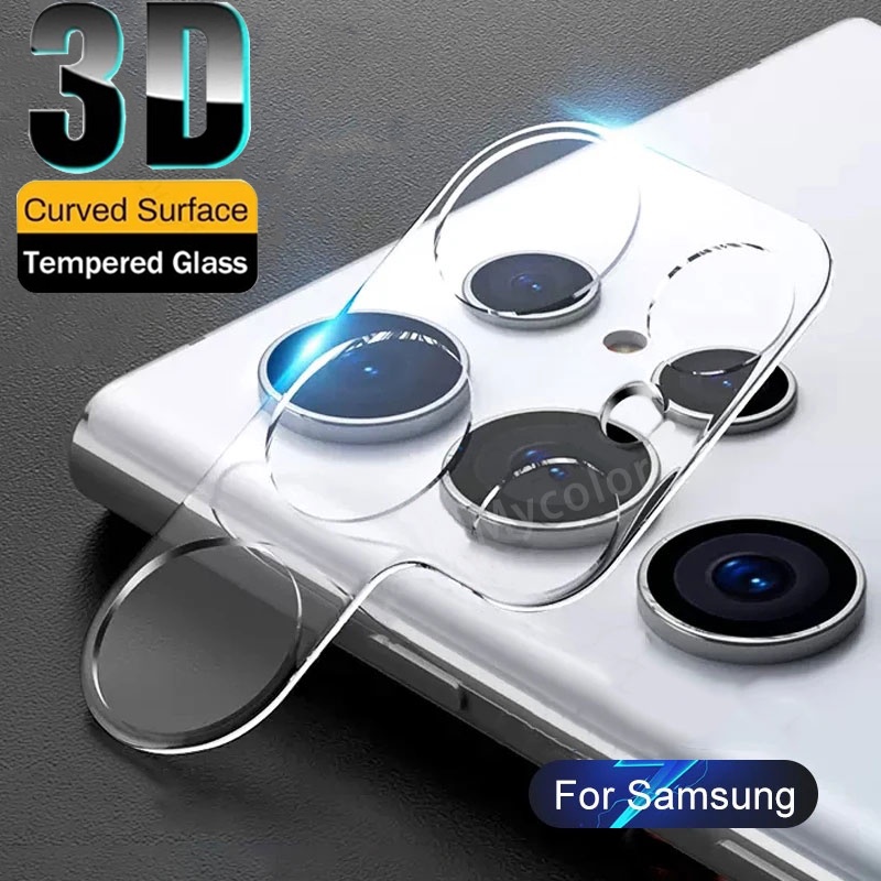 9H เลนส์กล้อง กระจกนิรภัย ป้องกันหน้าจอ Samsung ss Galaxy S24 S23 S22 S21 S20 Ultra FE S10 Note 20 Ultra 10 Plus 4G 5G 2024