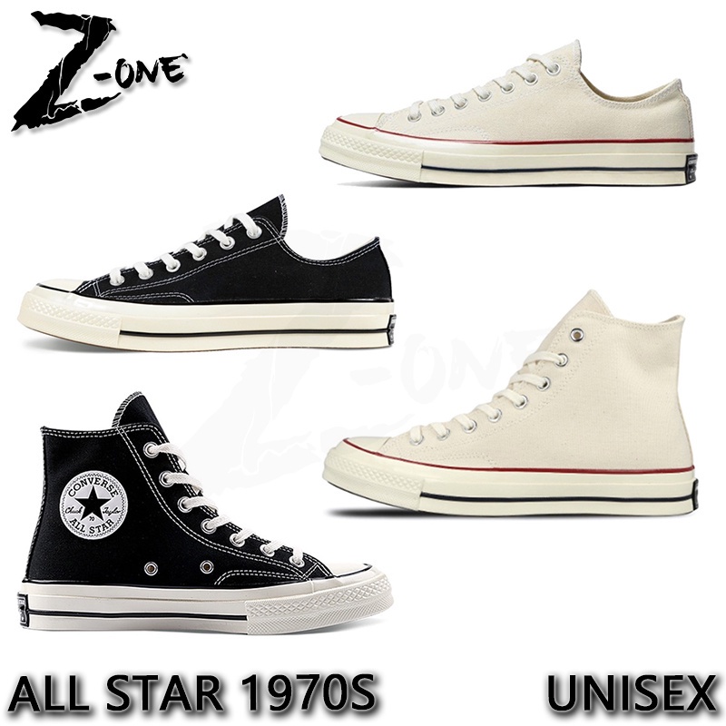สำหรับผู้หญิงผู้ชายรองเท้า Converse All Star Chuck 1970s รองเท้าผ้าใบ High Cut พร้อมกล่อง