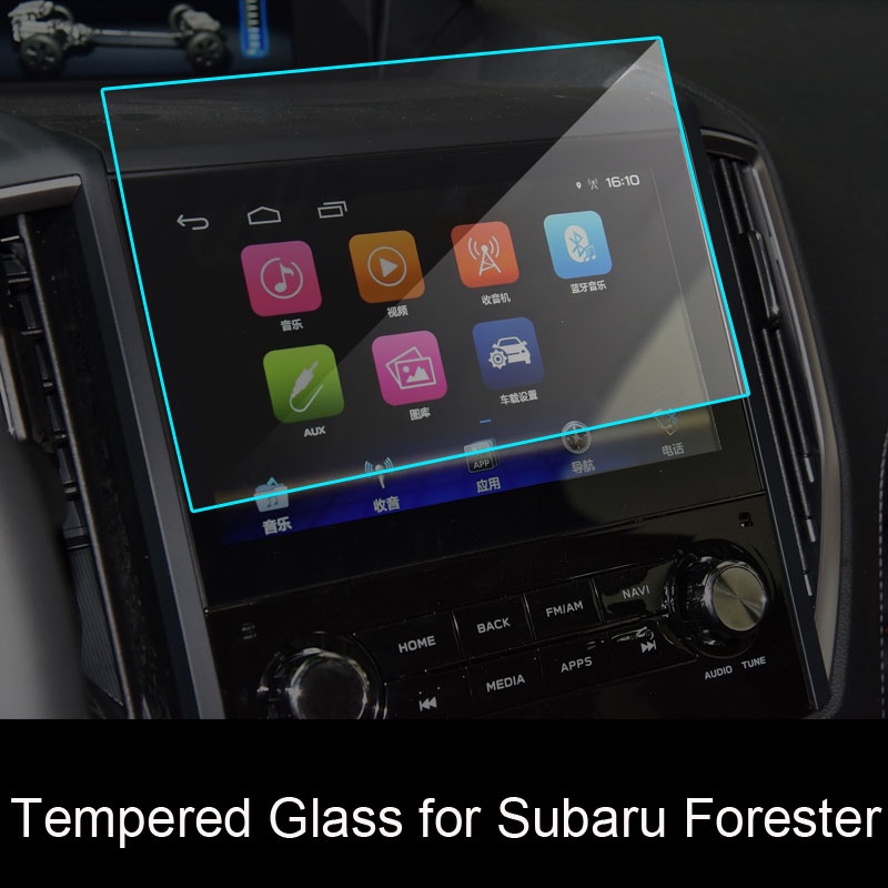 Xm- ฟิล์มกระจกนิรภัยกันรอยหน้าจอนําทาง DVD GPS มัลติมีเดีย LCD สําหรับ Subaru Forester 2019