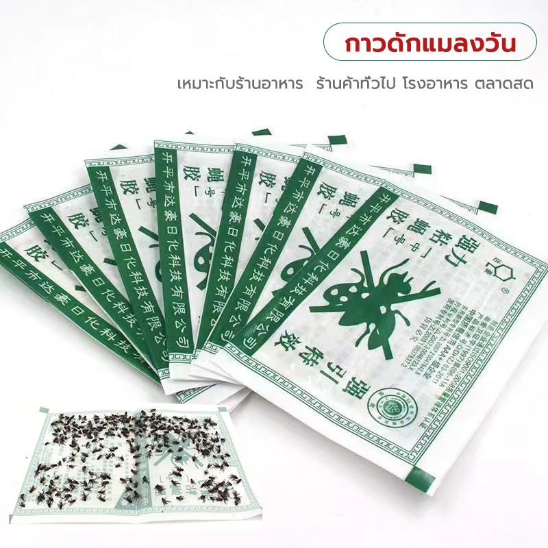 ดักแมลงวัน กาวดักแมลงวัน กาวแน่น มีสารล่อแมลง ติดทนนาน ปลอดภัย ใช้งานง่าย เหมาะกับหลากหลายสถานที่