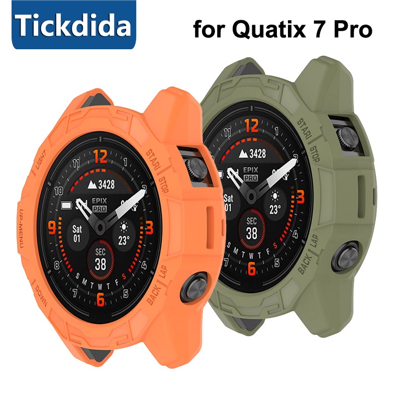 เคส TPU สําหรับ Garmin Quatix 7 Pro เคสซิลิโคนอ่อนนุ่มสําหรับ Garmin Quatix 7 อุปกรณ์เสริมนาฬิกา