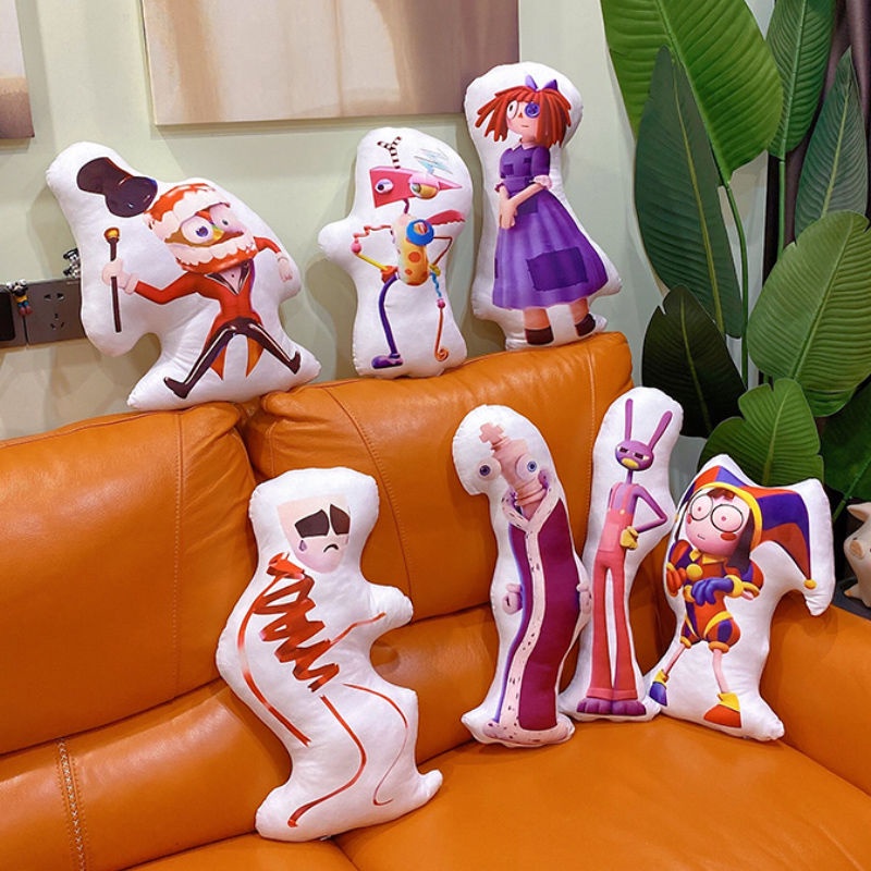 หมอนตุ๊กตานุ่ม รูปการ์ตูน Pomni Jax Pomni Ragatha Zooble ของเล่นสําหรับเด็ก