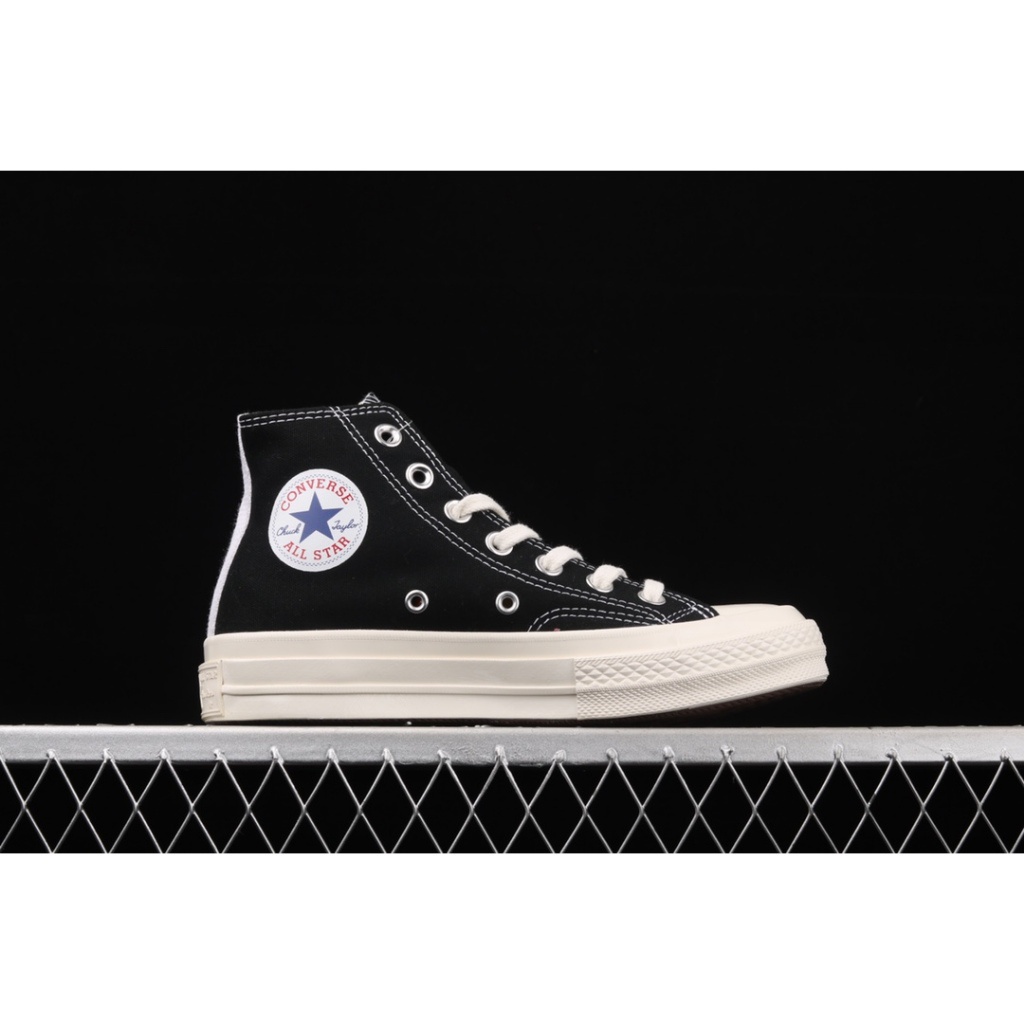 Converse Chuck Taylor All Star 70 Hi Comme Des Garcons CDG PLAY Black Sneakers For Men Women 150204