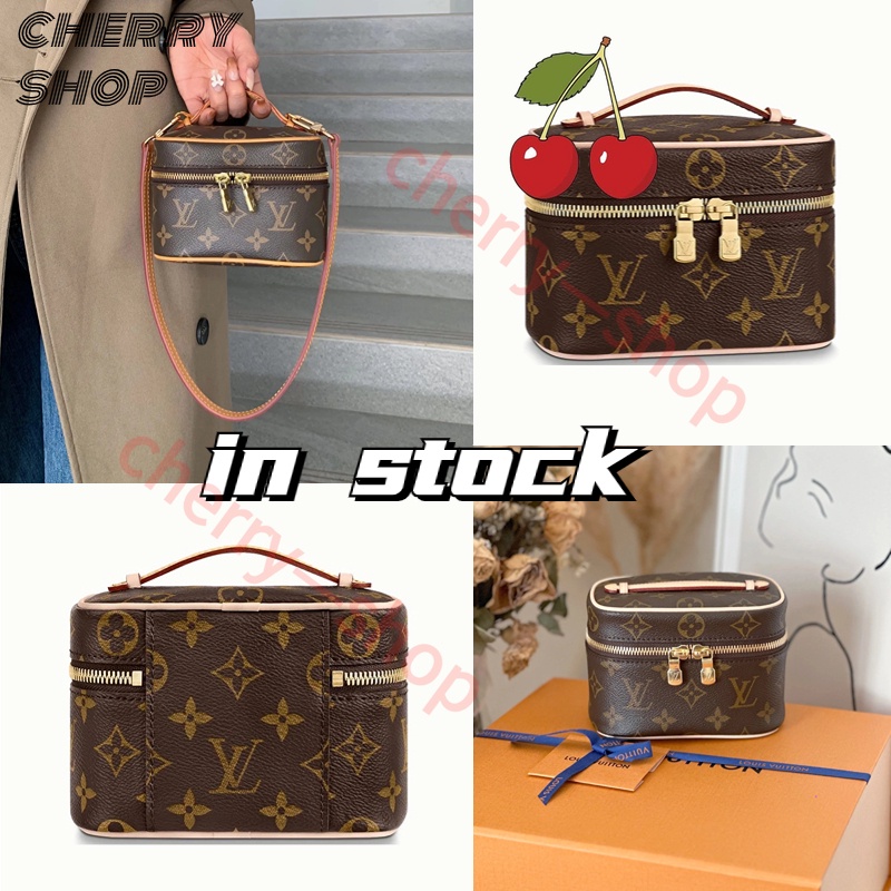 in stock Louis Vuitton NICE COSMETIC BAG Thailand spot M44936 lv nano bag