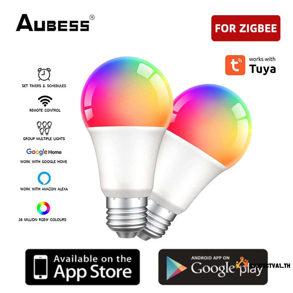 Tuya Smart Wi-Fi RGB E27 Bulb เครื่องอัจฉริยะเลือกแสงสีได้ 18W 1500 LM Smart Bulb และความรู้ของคุณได