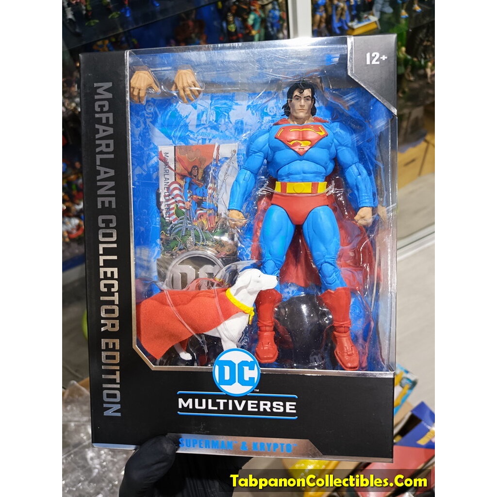 [2024.01] McFarlane Superman & Krypto (Return of Superman) 7" Figure - Gold Label
