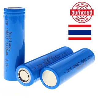 [ราคาต่อ1ก้อน]🇹🇭ของแท้ 🔋ไฟเต็ม ถ่านชาร์จ แท้จากโรงงาน 18650 3.7V 1200-mAh Lithium Ionไฟแรง🇯🇵🎌🇹🇭🐵