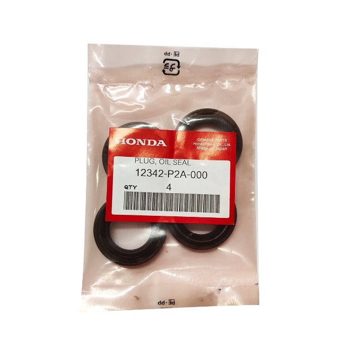 4 ตัว ชุด ซีลเบ้าหัวเทียน HONDA CIVIC 96-05, CITY 96-02, ACCORD 98-08 (D16 D17 B15) 12342-P2A-005 รา