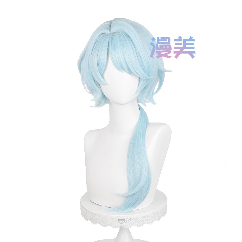 Game Honkai: Star Rail Misha Cosplay Wig 70cm Long Light รูปที่ 6